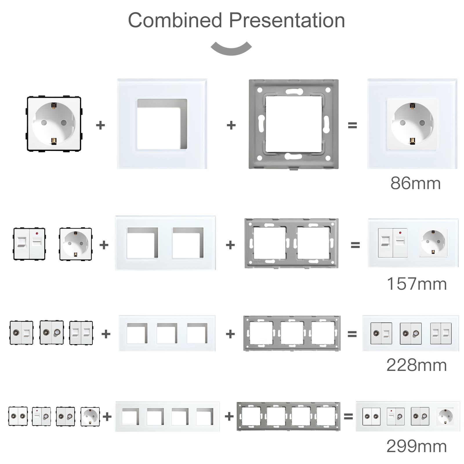 BSEED EU 標準ボタンスイッチ部分 HDMI USB  - Tv Home Improvement のレビューと価格