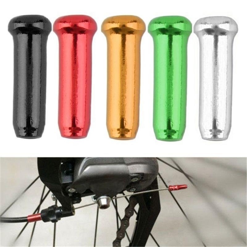 50 個自転車ブレーキシフターインナーケーブルヒント圧着 M - Wire Connector Cap のレビューと価格