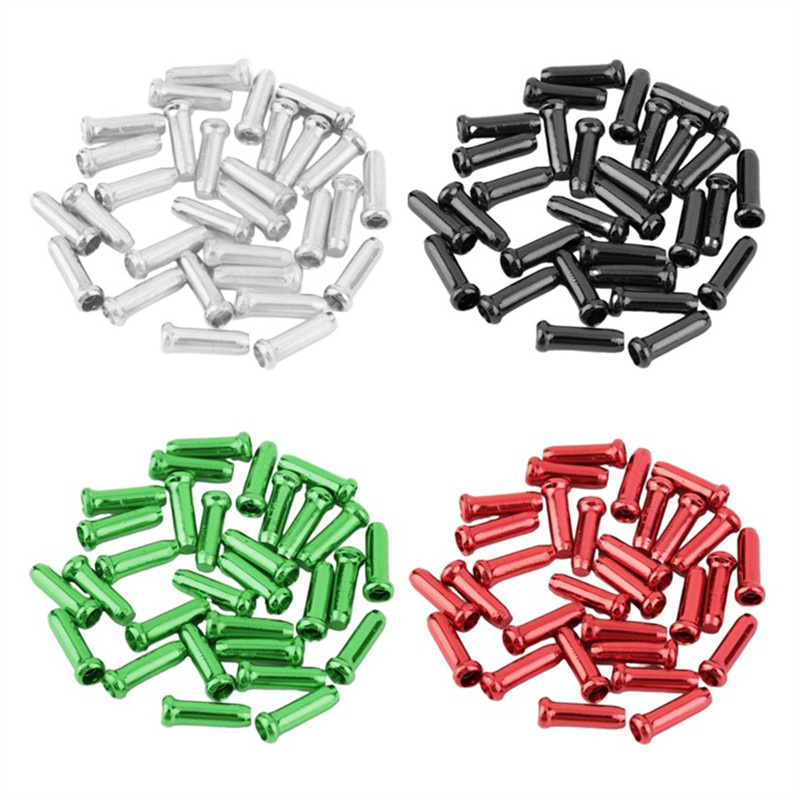 50 個自転車ブレーキシフターインナーケーブルヒント圧着 M - Wire Connector Cap のレビューと価格